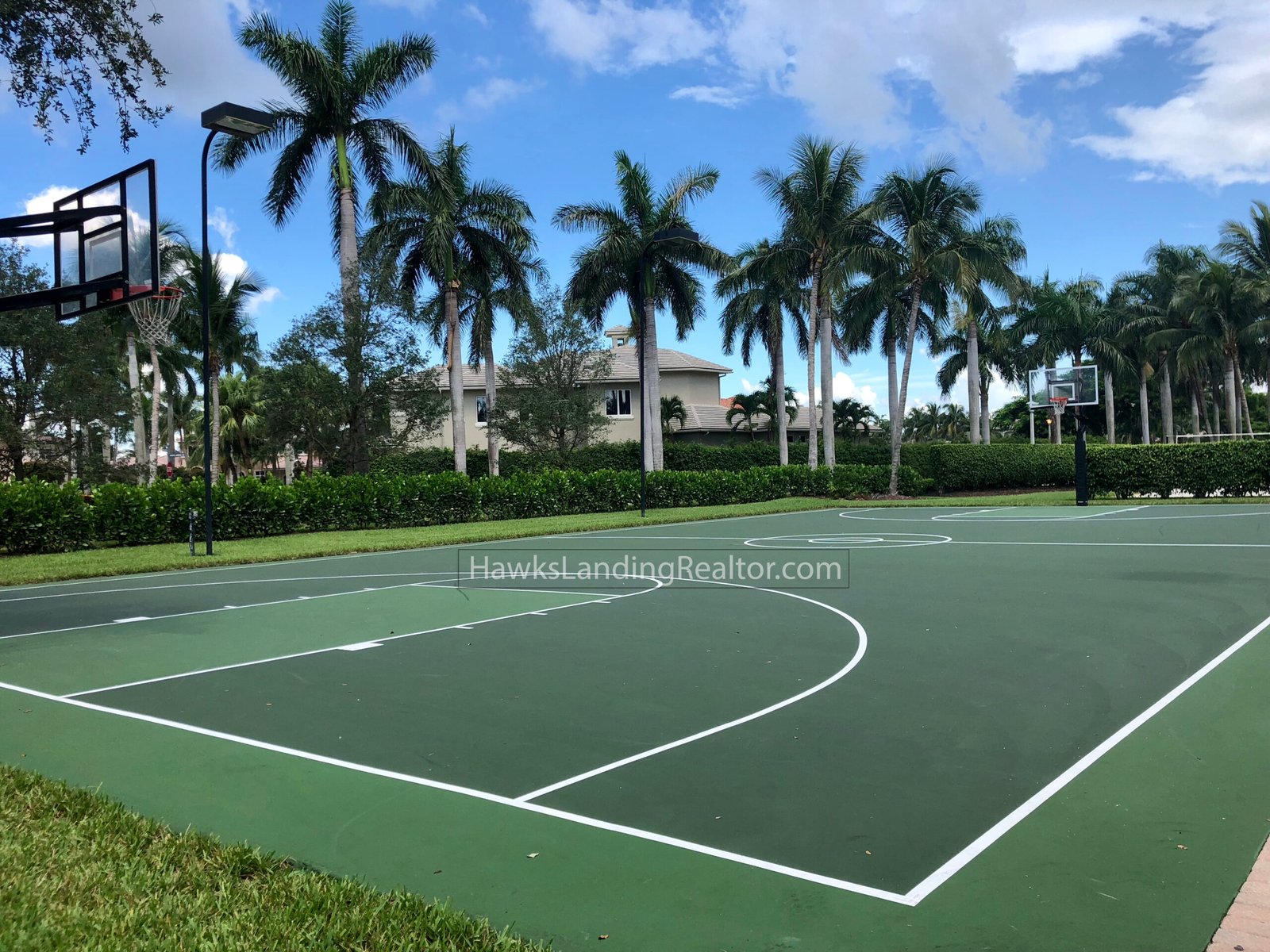 Basketball courts at Hawks Landing Plantation